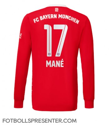 Bayern Munich Sadio Mane #17 Hemma Matchtröja 2022-23 Långärmad